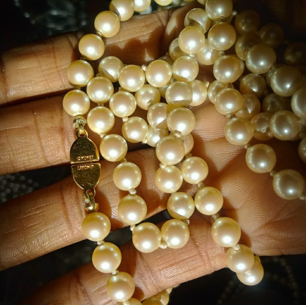 Monet Faux Pearl Necklace